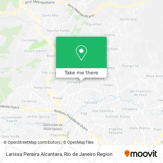 Larissa Pereira Alcantara map