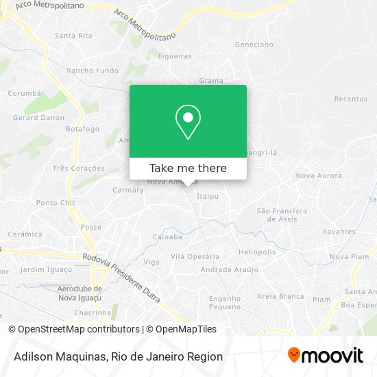 Adilson Maquinas map