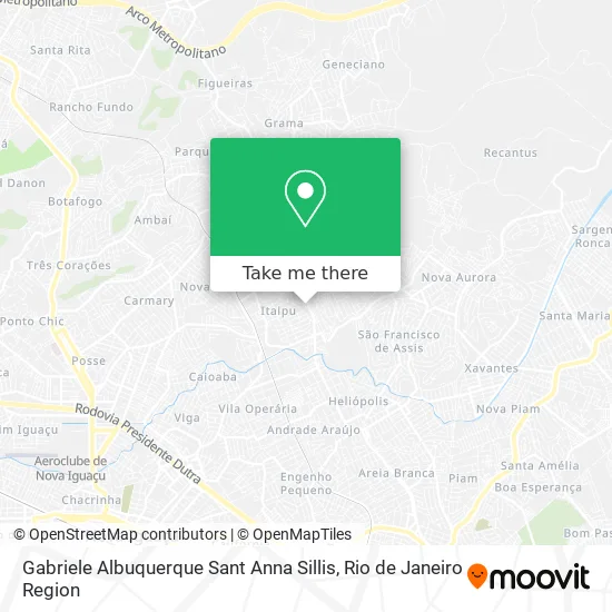 Gabriele Albuquerque Sant Anna Sillis map
