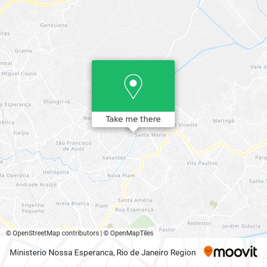 Ministerio Nossa Esperanca map