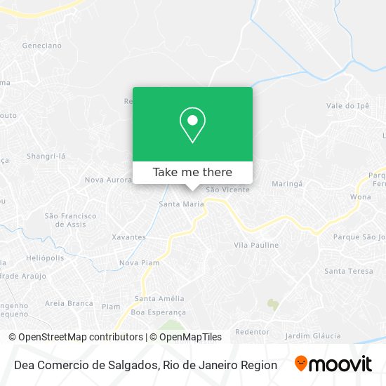 Dea Comercio de Salgados map