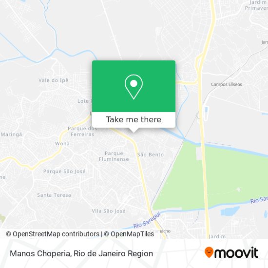 Manos Choperia map