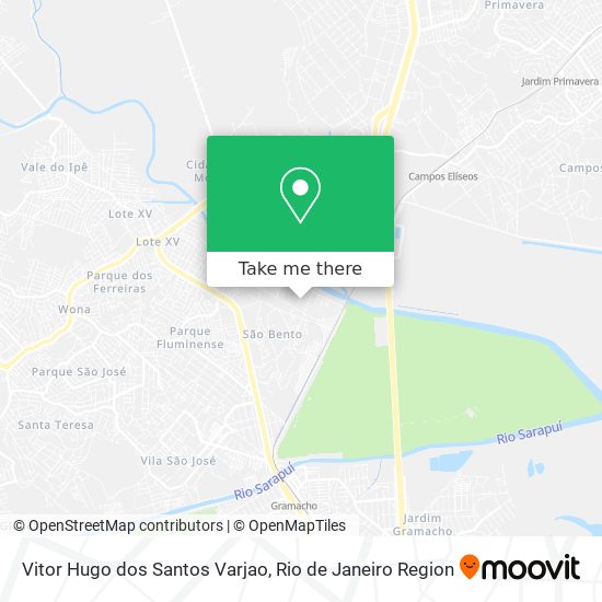 Vitor Hugo dos Santos Varjao map