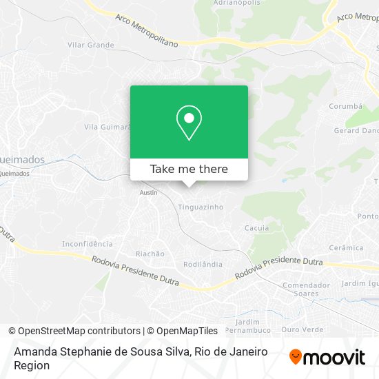 Amanda Stephanie de Sousa Silva map