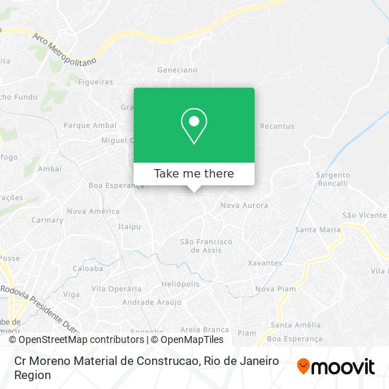 Cr Moreno Material de Construcao map