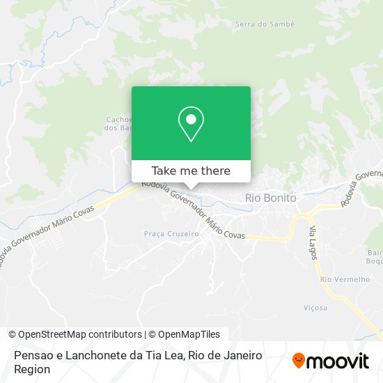 Mapa Pensao e Lanchonete da Tia Lea