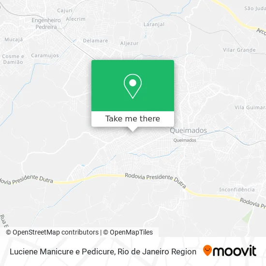 Luciene Manicure e Pedicure map