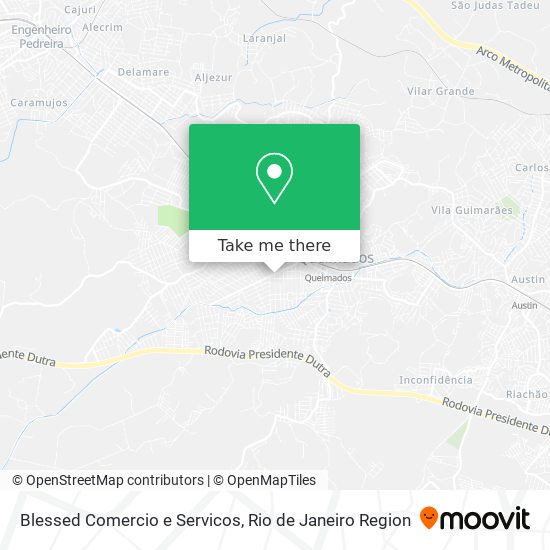 Blessed Comercio e Servicos map