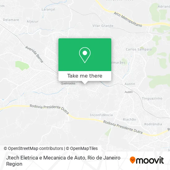 Jtech Eletrica e Mecanica de Auto map