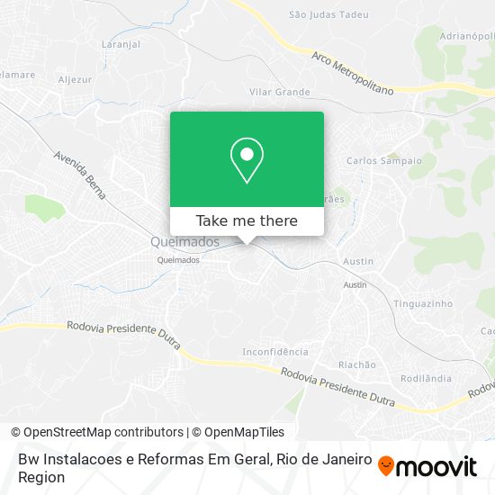 Mapa Bw Instalacoes e Reformas Em Geral