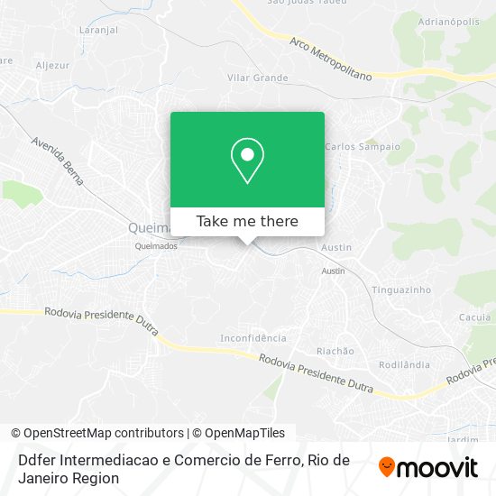 Ddfer Intermediacao e Comercio de Ferro map