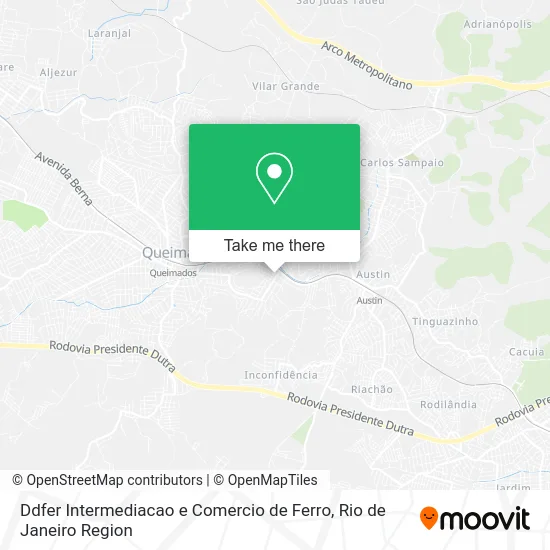Ddfer Intermediacao e Comercio de Ferro map
