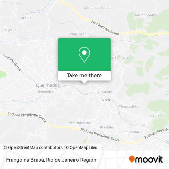 Frango na Brasa map