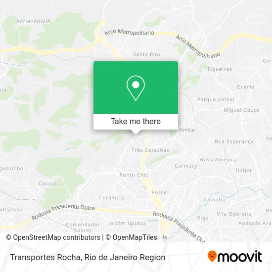 Transportes Rocha map
