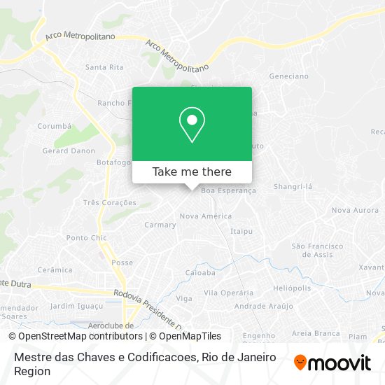 Mestre das Chaves e Codificacoes map