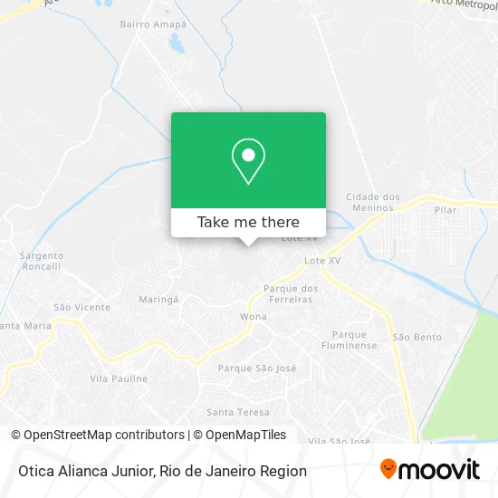 Otica Alianca Junior map