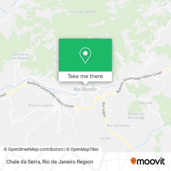 Chale da Serra map