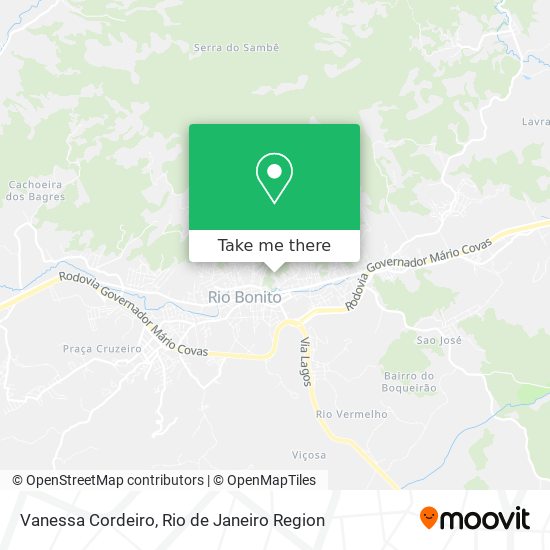 Vanessa Cordeiro map
