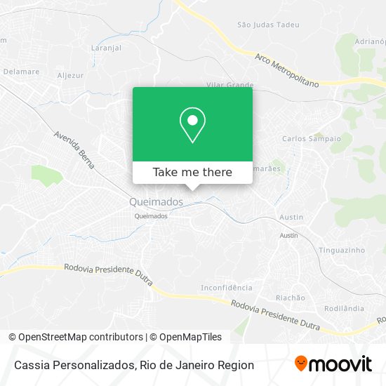 Cassia Personalizados map