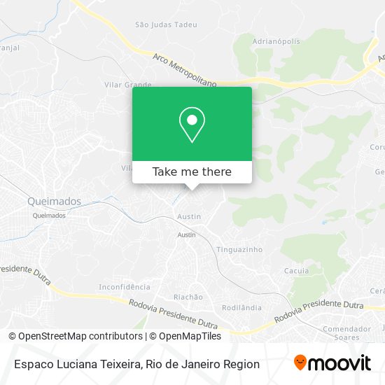 Espaco Luciana Teixeira map