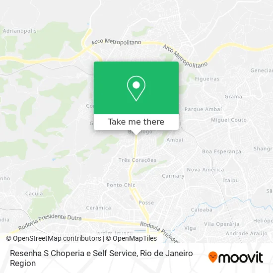 Resenha S Choperia e Self Service map
