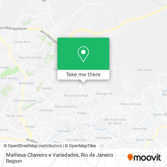 Matheus Chaveiro e Variedades map