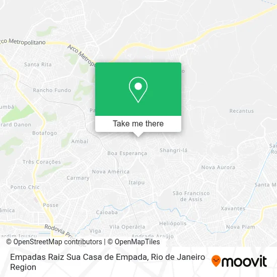 Empadas Raiz Sua Casa de Empada map