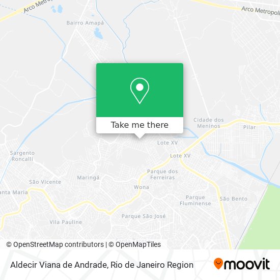 Aldecir Viana de Andrade map