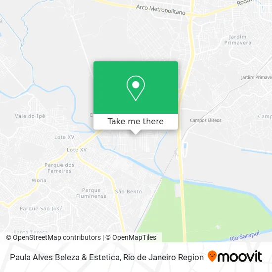 Paula Alves Beleza & Estetica map