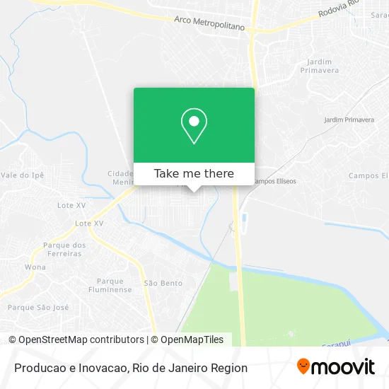 Producao e Inovacao map