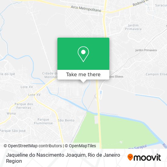 Jaqueline do Nascimento Joaquim map