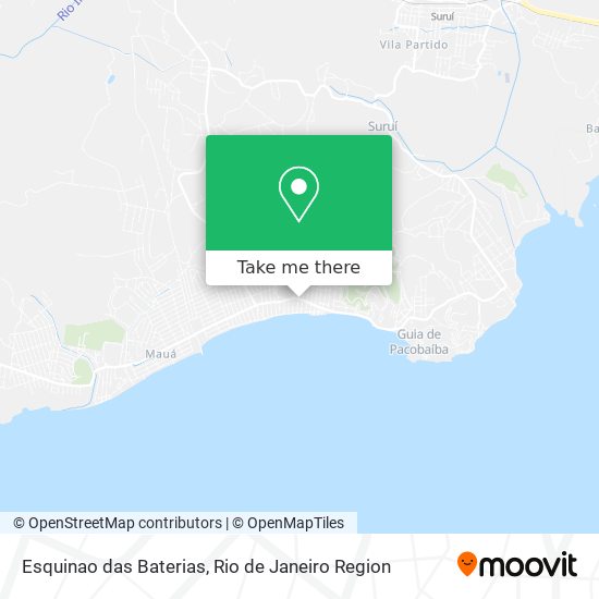 Esquinao das Baterias map