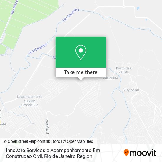 Innovare Servicos e Acompanhamento Em Construcao Civil map