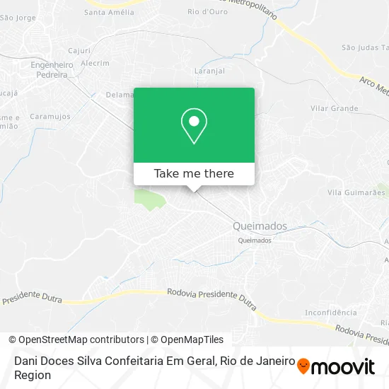 Dani Doces Silva Confeitaria Em Geral map