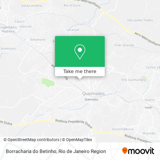 Mapa Borracharia do Betinho