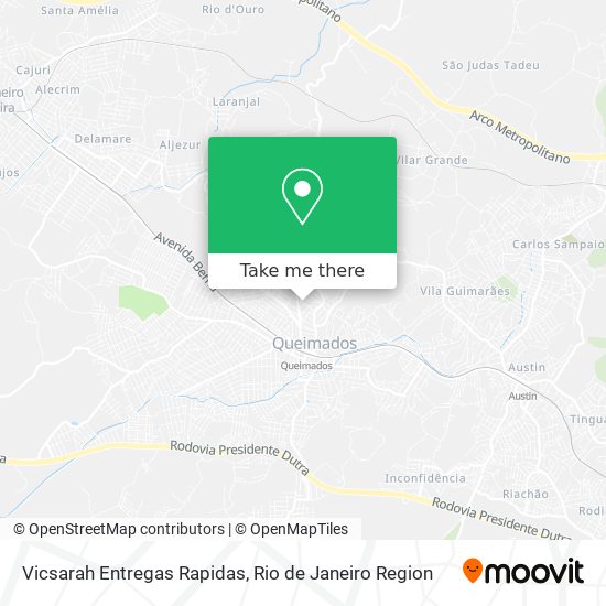 Vicsarah Entregas Rapidas map