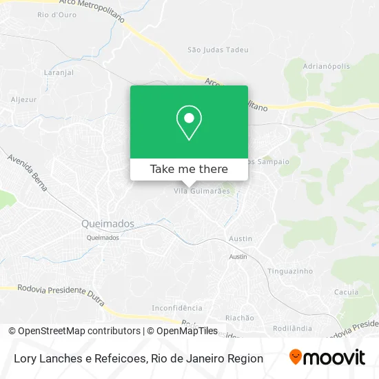 Lory Lanches e Refeicoes map