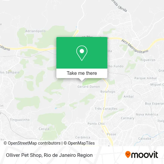Olliver Pet Shop map