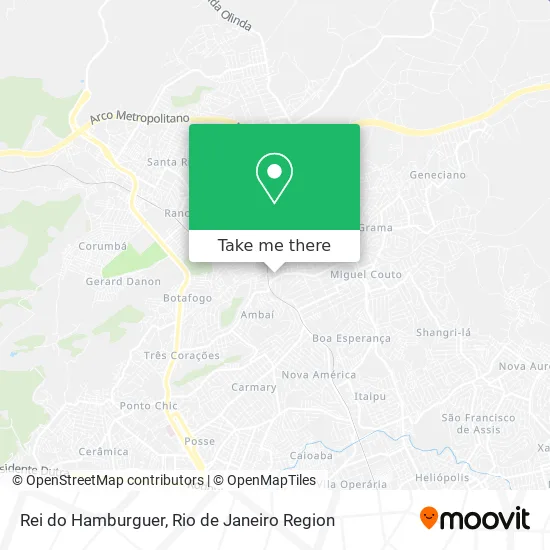 Rei do Hamburguer map