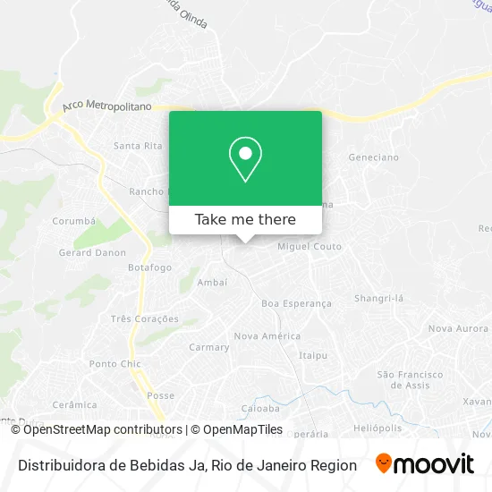 Distribuidora de Bebidas Ja map