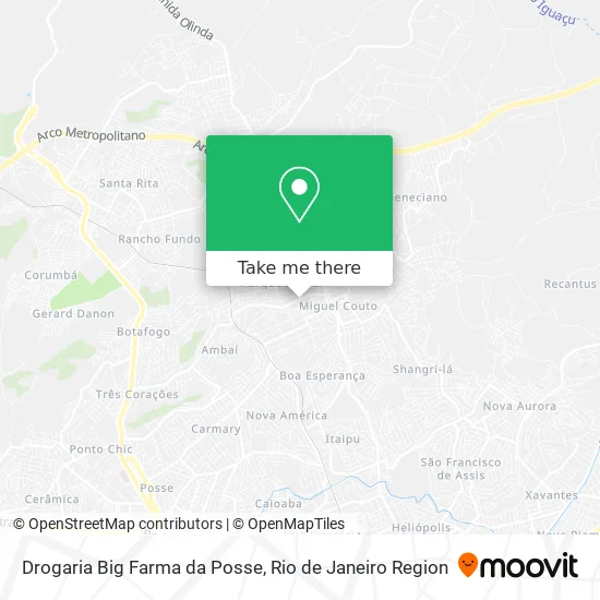 Drogaria Big Farma da Posse map