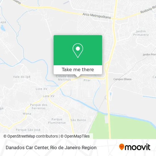 Danados Car Center map
