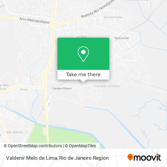 Valdenir Melo de Lima map