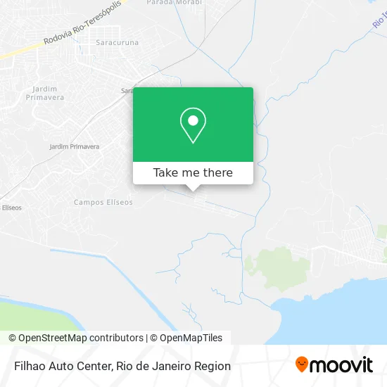 Filhao Auto Center map