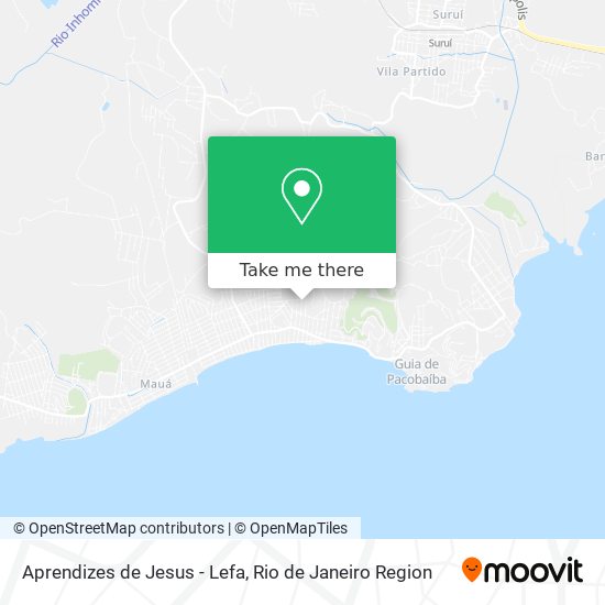 Aprendizes de Jesus - Lefa map