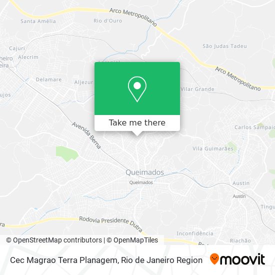 Cec Magrao Terra Planagem map
