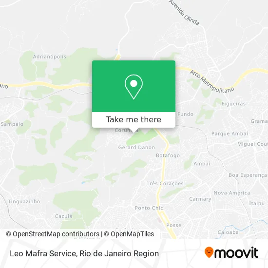 Leo Mafra Service map