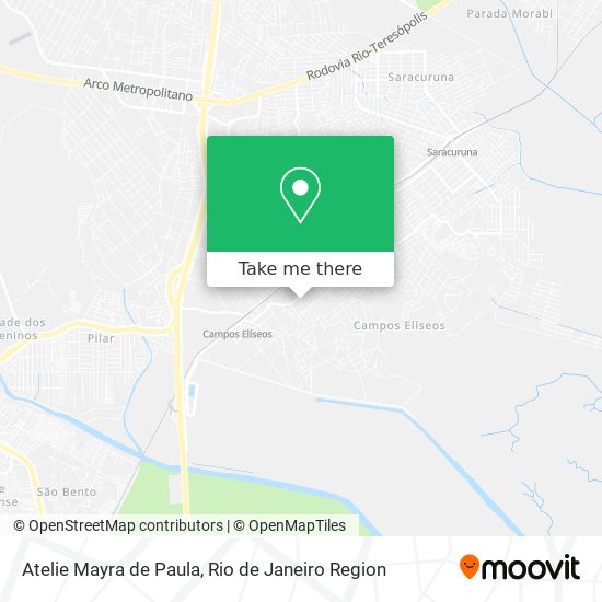 Atelie Mayra de Paula map