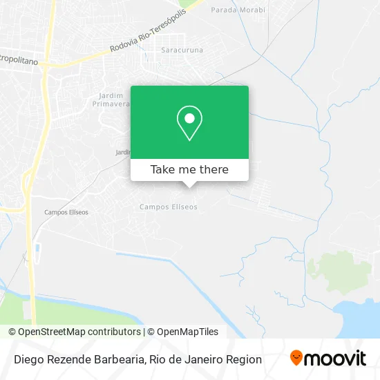 Diego Rezende Barbearia map