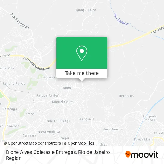 Dione Alves Coletas e Entregas map